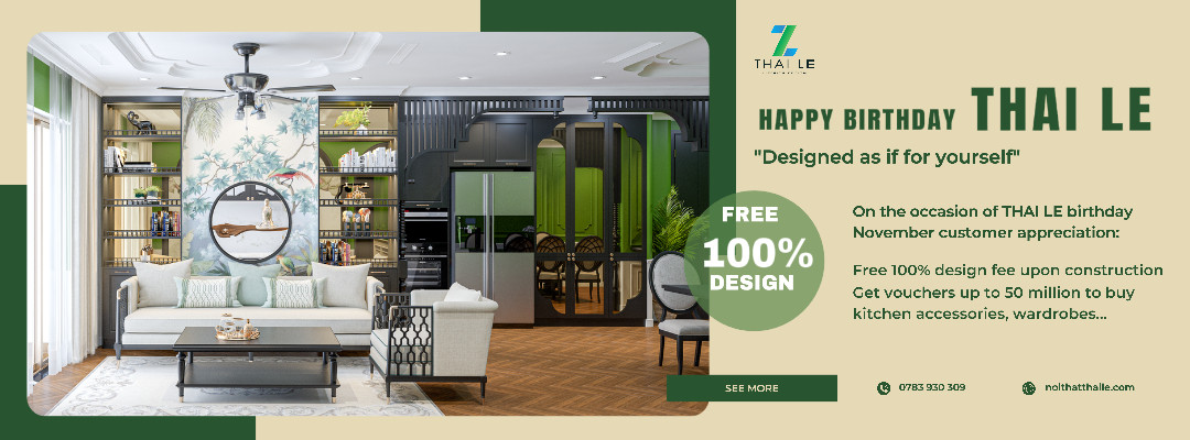 Grateful to customers on the occasion of Thai Le Interior Design birthday